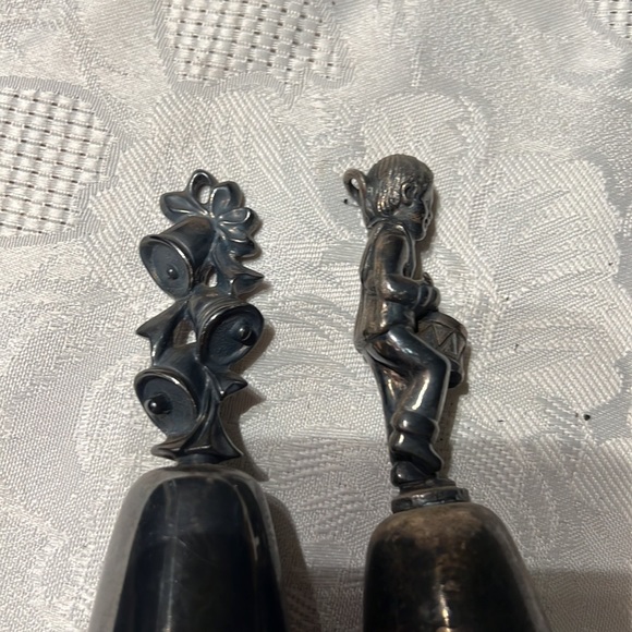 New England Collectors Society Drummer Boy & Ribbons &bells Silver plated bells - Picture 6 of 9
